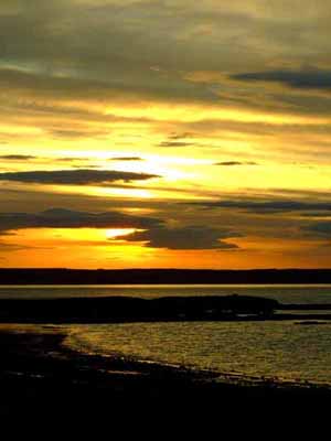 188 Striped sunset Broad Bay